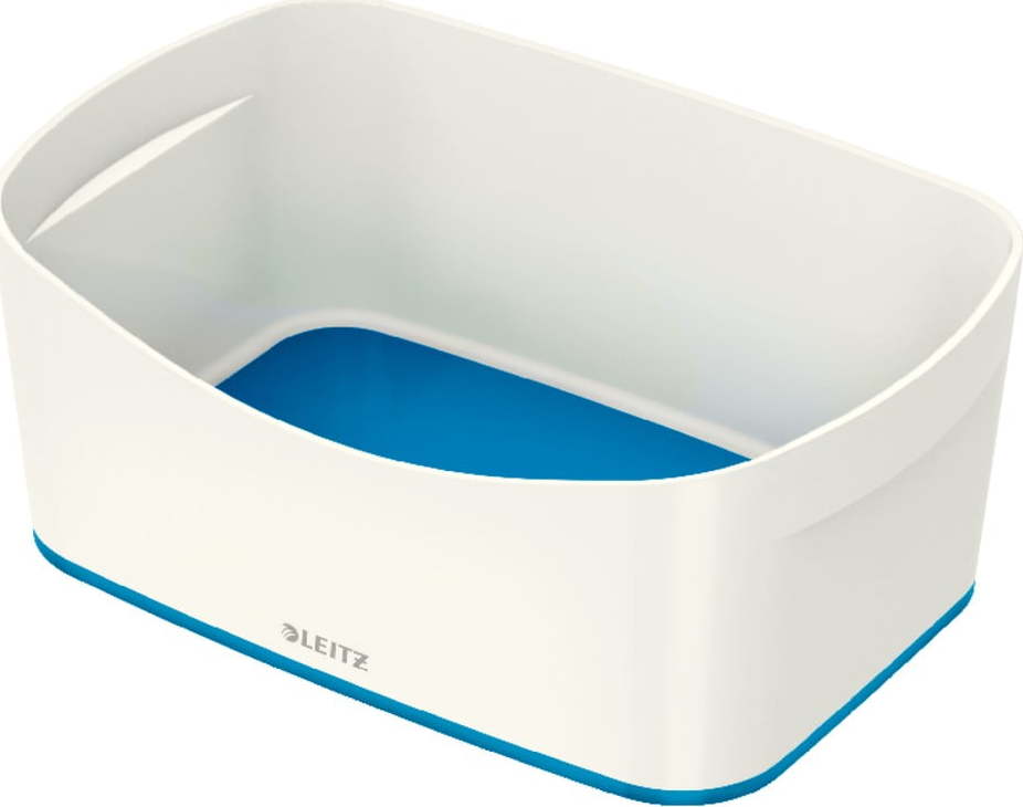 Bílo-modrý stolní box Leitz MyBox