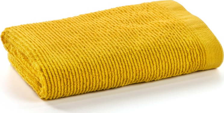 Žlutý bavlněný ručník La Forma Miekki