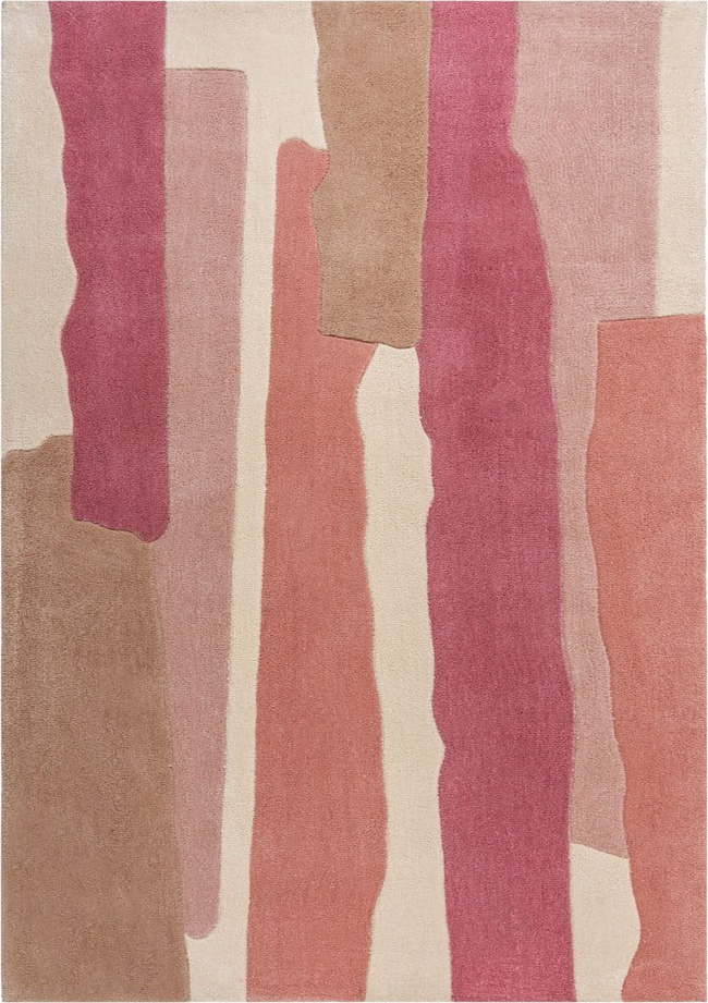 Šedo-růžový koberec Flair Rugs Escala