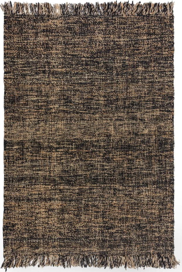 Černý jutový koberec Flair Rugs Idris