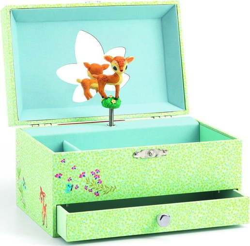 Dřevěná hrací skříňka Djeco Bambi DJECO