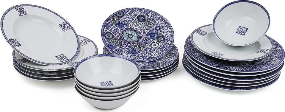 24dílná sada porcelánového nádobí Kutahya Maledives Kütahya Porselen