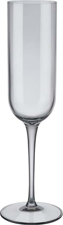 Sada 4 šedých sklenic na šampaňské Blomus Mira