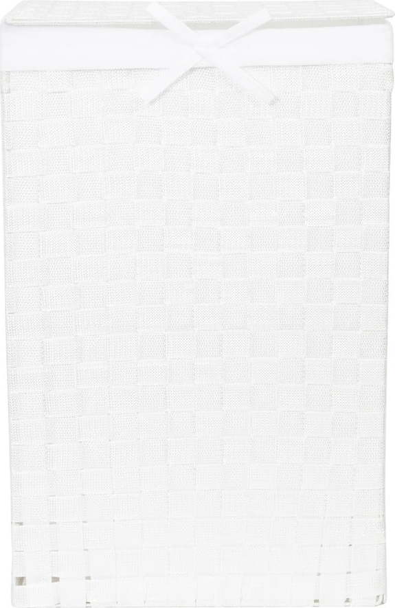 Bílý koš na prádlo s víkem Compactor Laundry Basket Linen