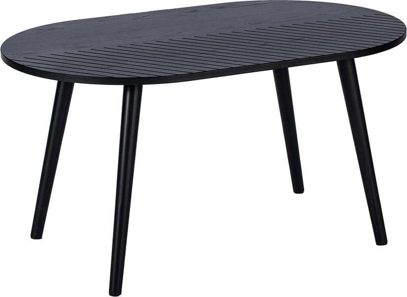 Černý oválný konferenční stolek Le Bonom Leo Le Bonom