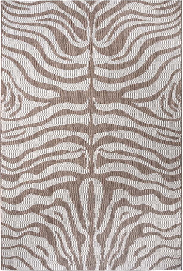 Hnědo-béžový venkovní koberec Ragami Safari