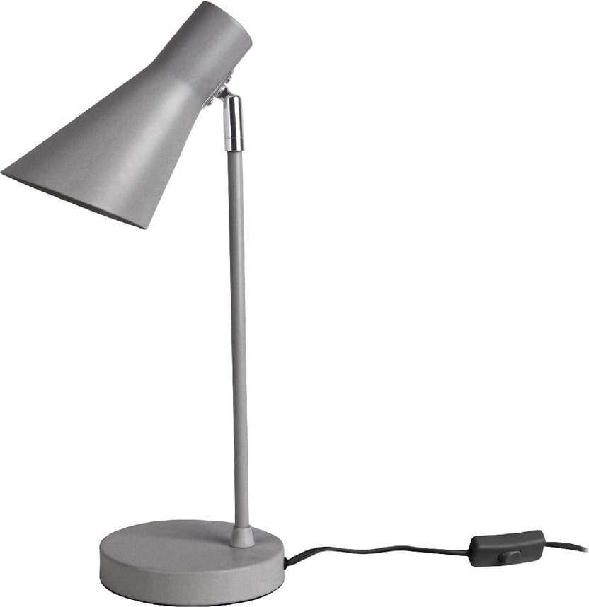 Šedá stolní lampa Leitmotiv Beaufort Leitmotiv