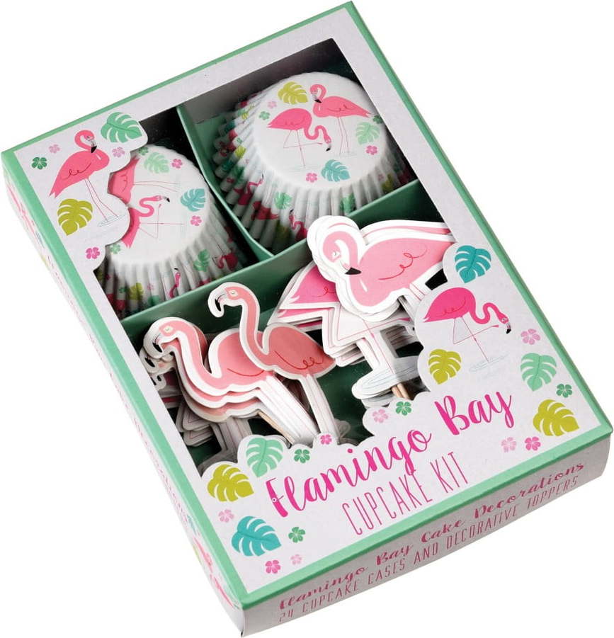 Set na zdobení cupcaků Rex London Flamingo Bay Rex London