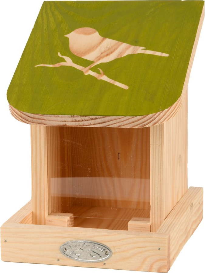 Krmítko pro ptáky z masivní borovice Esschert Design Diapozitiv