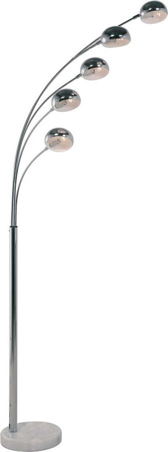 Stojací lampa ve stříbrné barvě Kare Design Five Fingers Kare Design