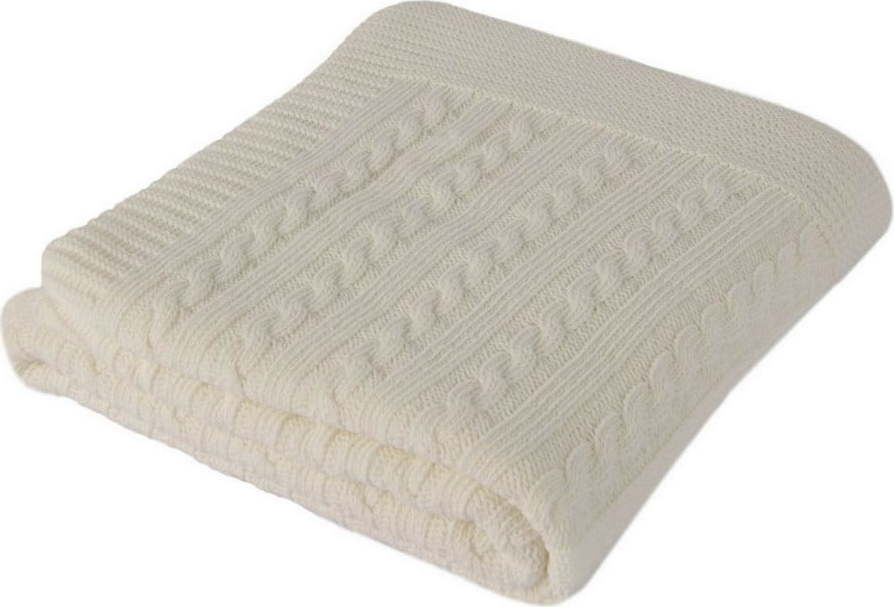 Krémově bílá dětská deka s příměsí bavlny Homemania Decor Lexie