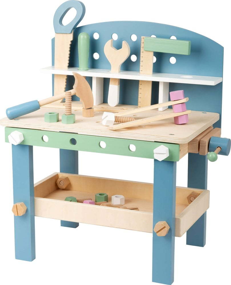 Dětský dřevěný pracovní stůl s nářadím Legler Nordic Legler