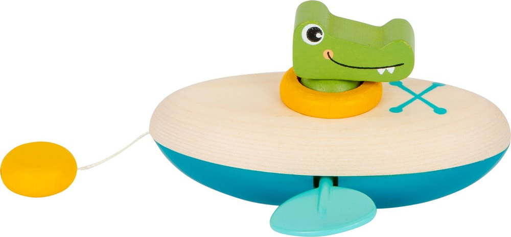 Dětská dřevěná hračka do vody Legler Crocodile Legler