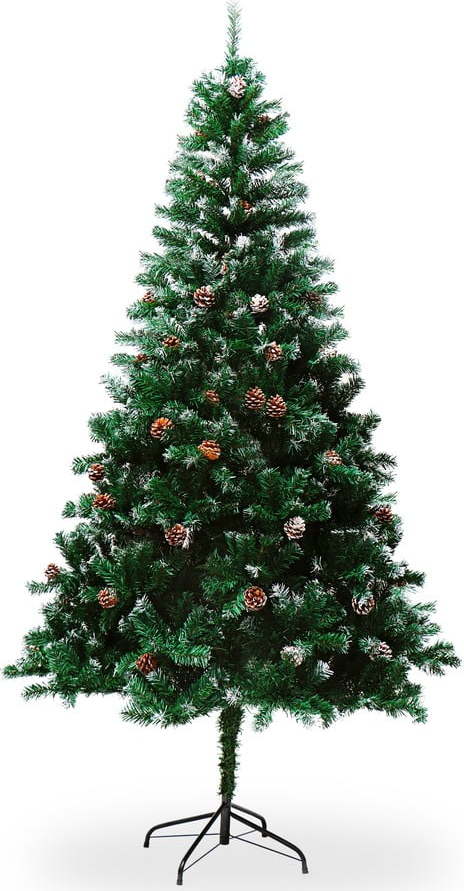 Umělý vánoční stromek se šiškami