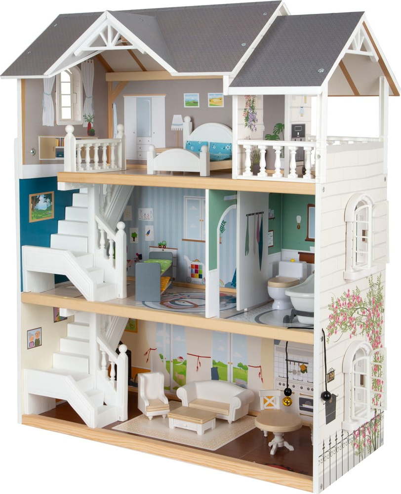 Dětský dřevěný dům pro panenky Legler Urban Villa Legler
