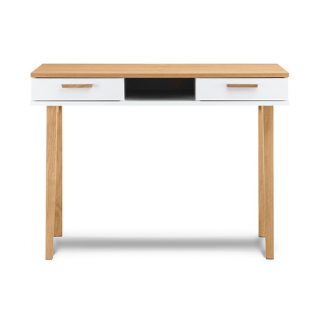 Pracovní stůl FRISK - bílá/dub Signal-nabytek
