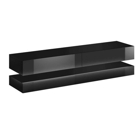 TV stolek Cosmo 140 cm  černá lesk SIGNAL