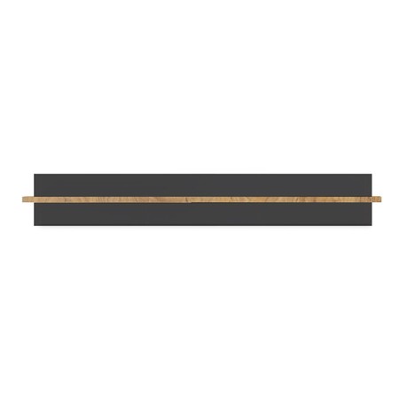 Závěsná police  FRISK - antracit/dub Signal-nabytek