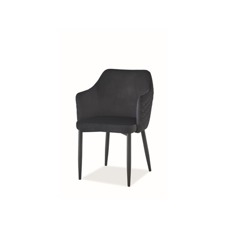 Židle ASTOR- černá/černá SIGNAL