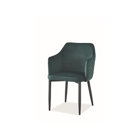 Židle ASTOR- černá/zelená SIGNAL