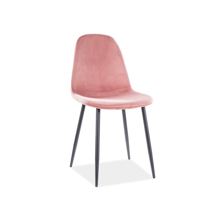Židle FOX -černá/růžová SIGNAL