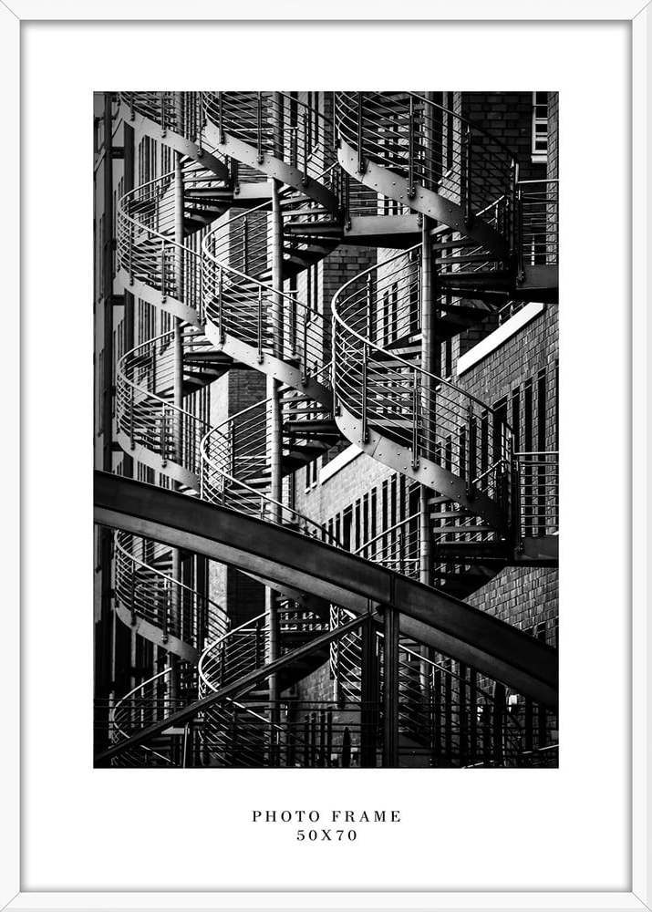 Bílý nástěnný rámeček Styler Floryda