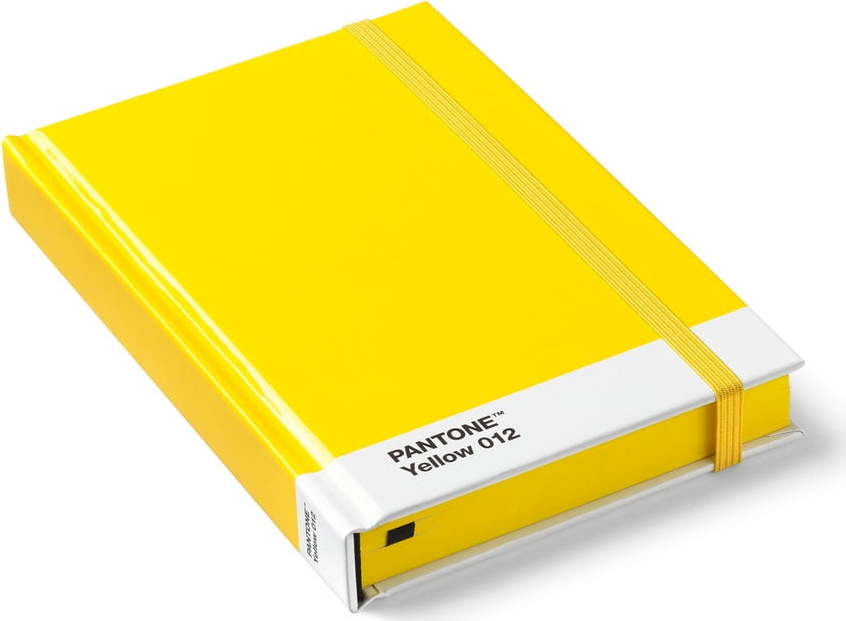 Malý žlutý zápisník Pantone Pantone
