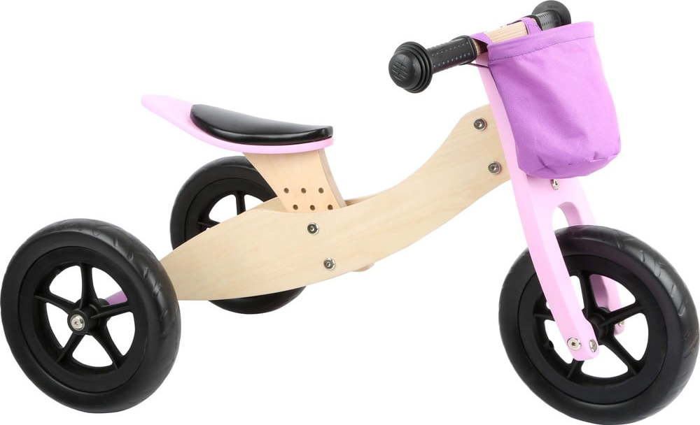 Růžová dětská tříkolka Legler Trike Maxi Legler