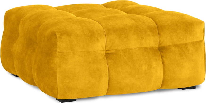 Žlutý sametový puf Windsor & Co Sofas Vesta Windsor & Co Sofas