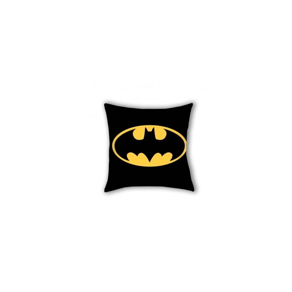Černý bavlněný dětský polštář Halantex Batman