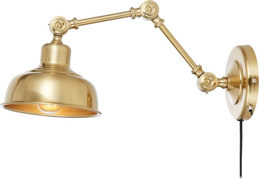 Nástěnná lampa ve zlaté barvě Markslöjd Grimstad Markslöjd
