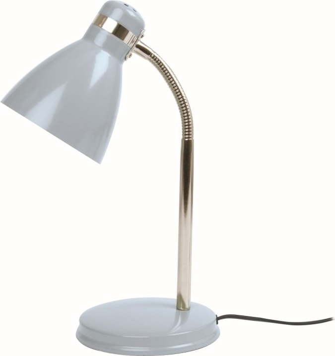 Šedá stolní lampa Leitmotiv Study Leitmotiv