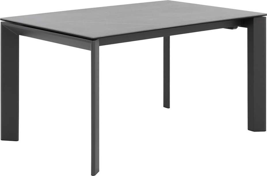 Antracitově šedý rozkládací jídelní stůl sømcasa Tamara