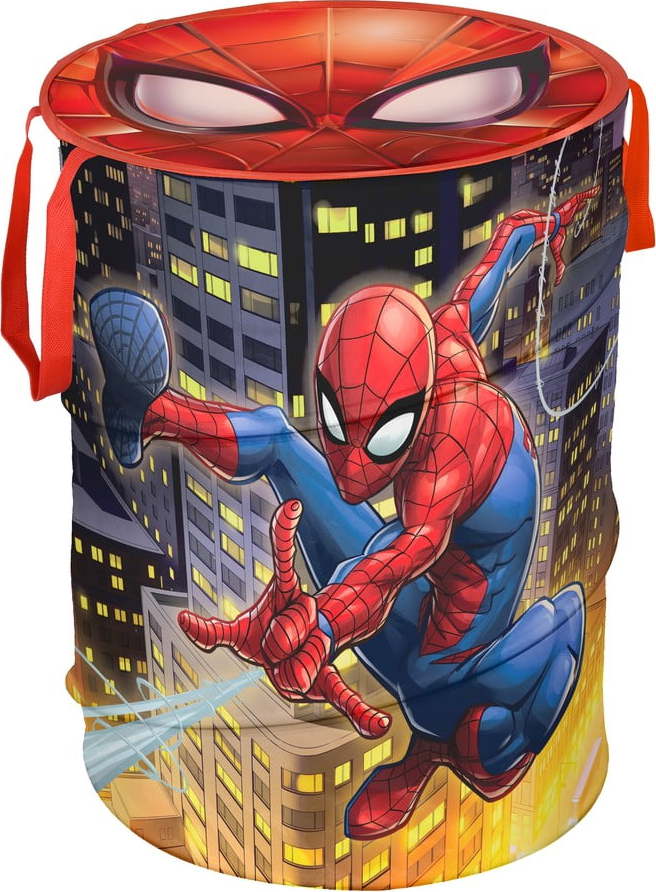 Textilní úložný koš s víkem Domopak Spiderman