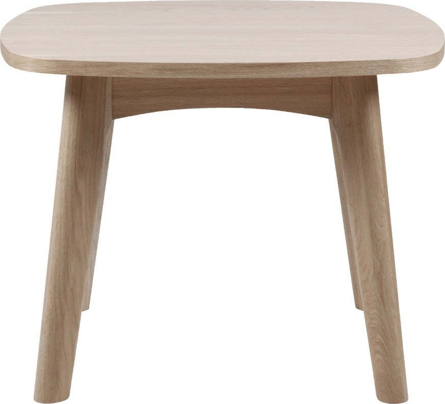 Odkládací stolek s podnožím z dubového dřeva Actona Marte