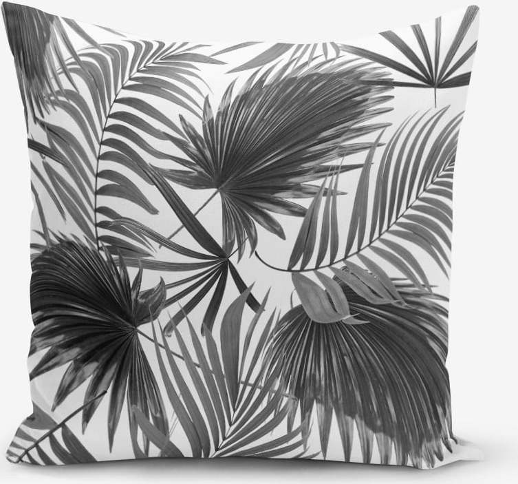 Povlak na polštář s příměsí bavlny Minimalist Cushion Covers Palm