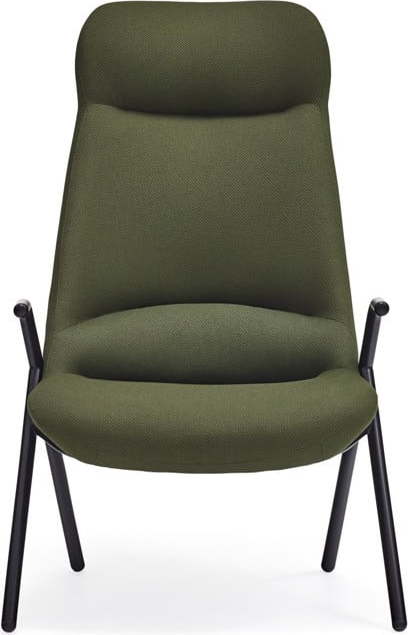 Zelené křeslo Teulat Dins