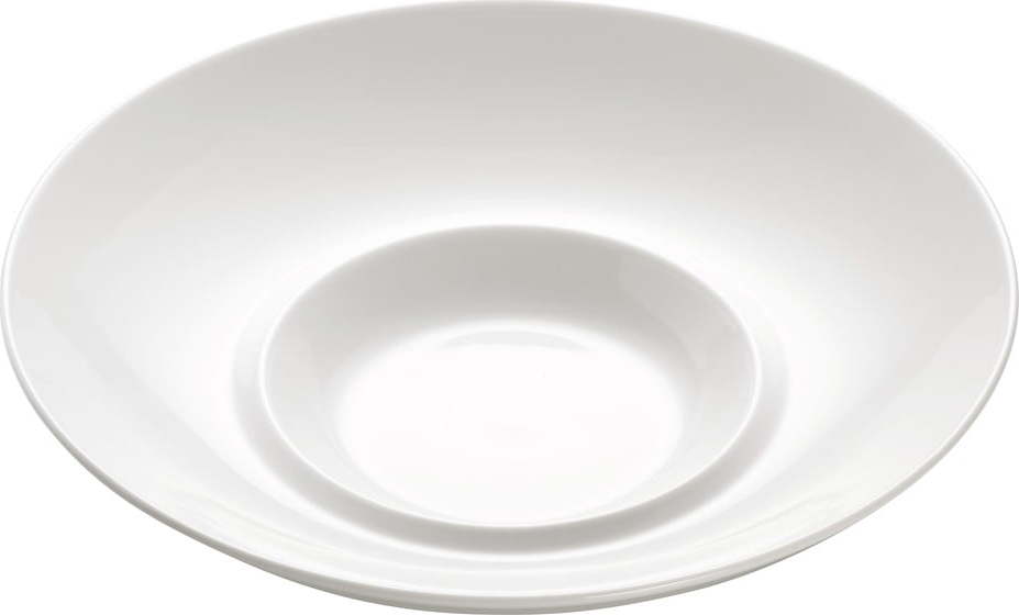 Bílý porcelánový talíř na risotto Maxwell & Williams Basic Bistro