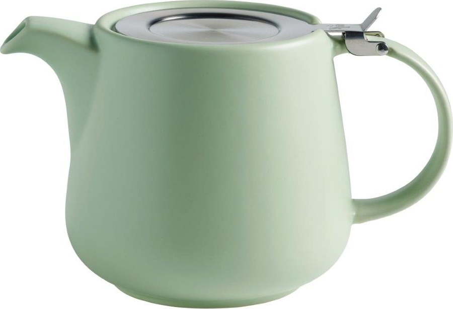 Zelená porcelánová čajová konvice se sítkem Maxwell & Williams Tint