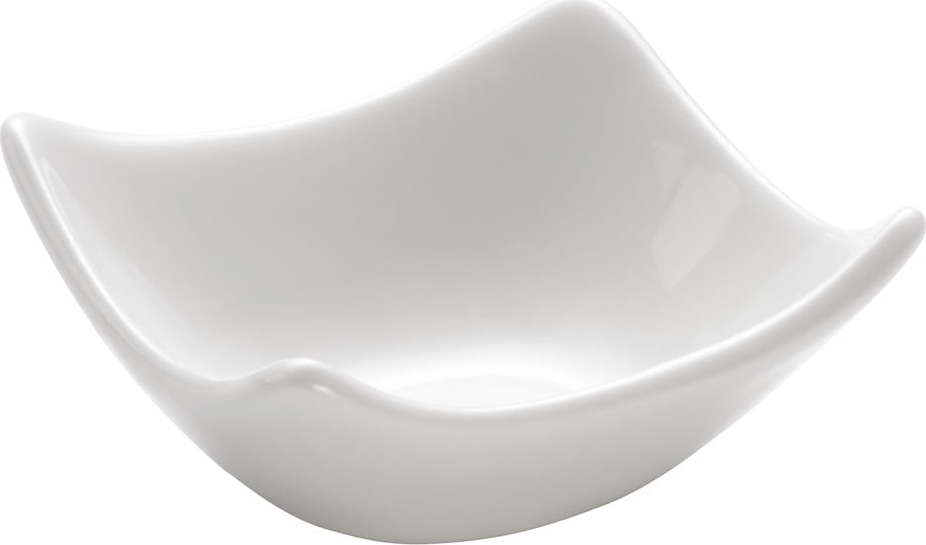 Bílá porcelánová miska Maxwell & Williams Basic Wave