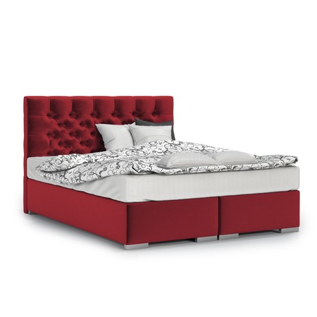 Čalouněná postel Texas 120x200 cm Červená KOLA