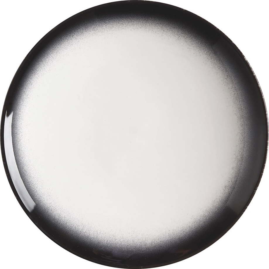 Bílo-černý keramický dezertní talíř Maxwell & Williams Caviar