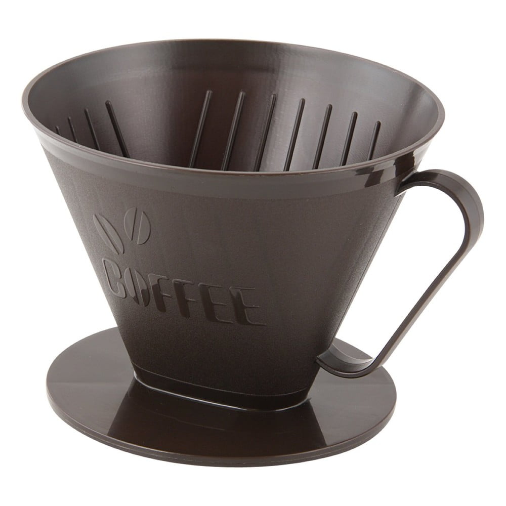 Hnědý držák na kávový filtr č. 4 Fackelmann Coffee & Tea Fackelmann