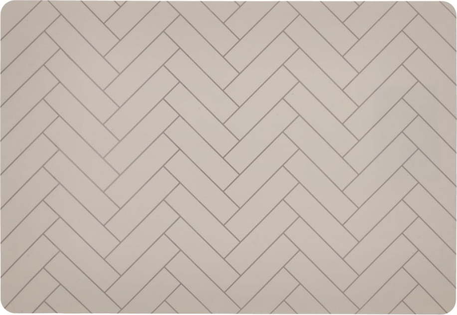 Béžové silikonové prostírání Södahl Tiles
