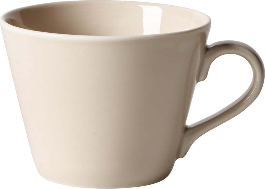 Krémově béžový porcelánový šálek na kávu Villeroy & Boch Like Organic