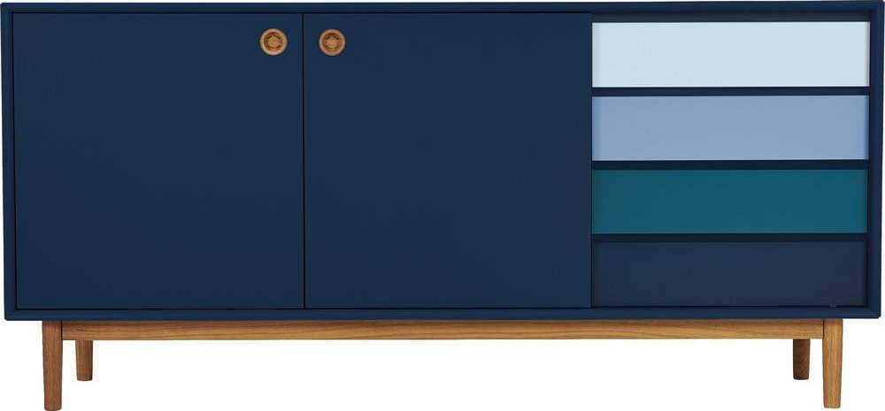 Tmavě modrá komoda Tom Tailor for Tenzo Color Box