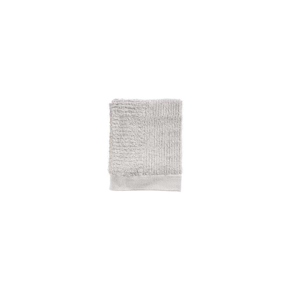 Světle šedý ručník ze 100% bavlny Zone Classic