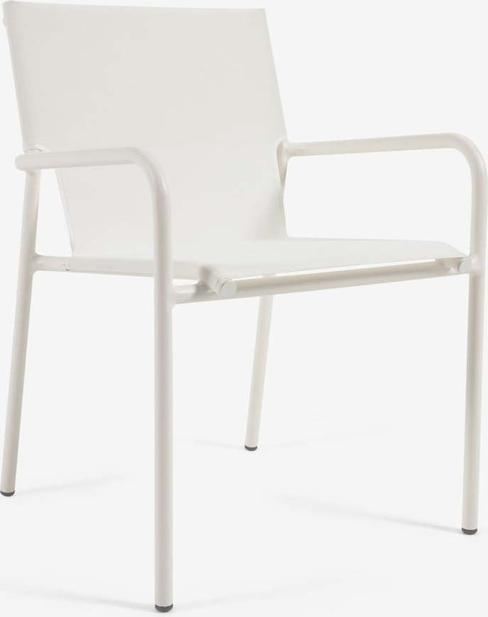 Bílá hliníková zahradní židle Kave Home Zaltana Kave Home