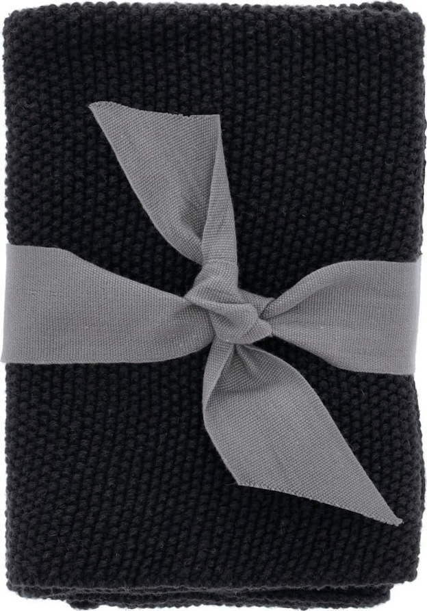 Sada 3 černých bavlněných utěrek Södahl