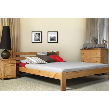 Postel AZJA 160x200cm z masivu borovice Borovice MAGNAT